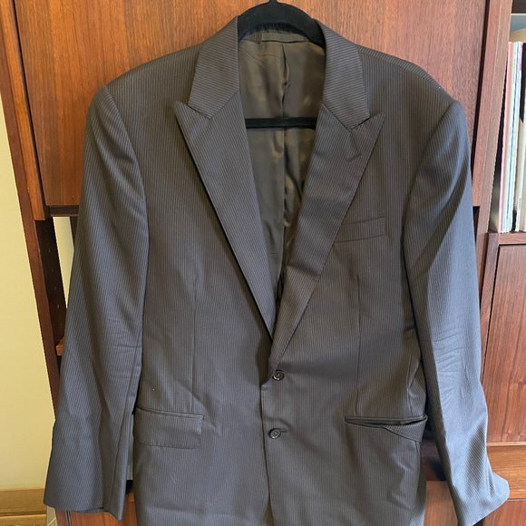 Ralph Lauren Black Label Blazer - 42R Brown Pin Stripe